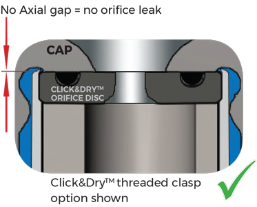 cnd cap reduction axial seal